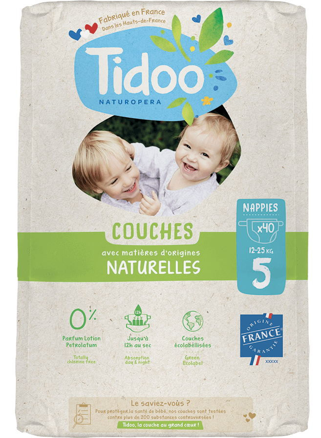 Tidoo Couches T5 jumbo pack 11-25kg 40pièces